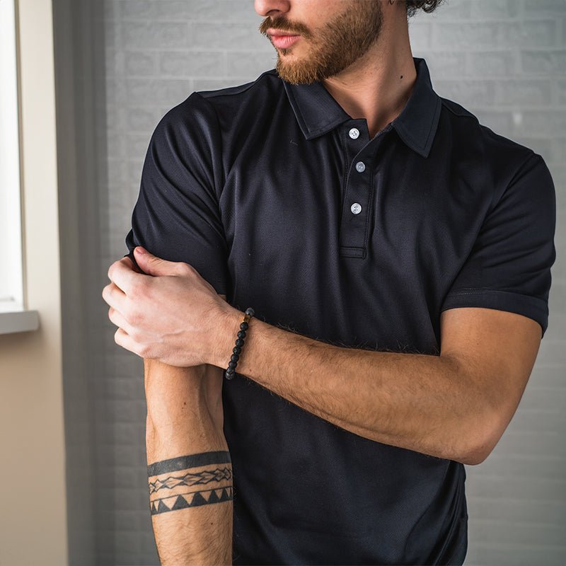 Activewear Collection | Men's Polo Shirt with Quick Dry Fabric | Classic Fit for Comfort and Performance 1