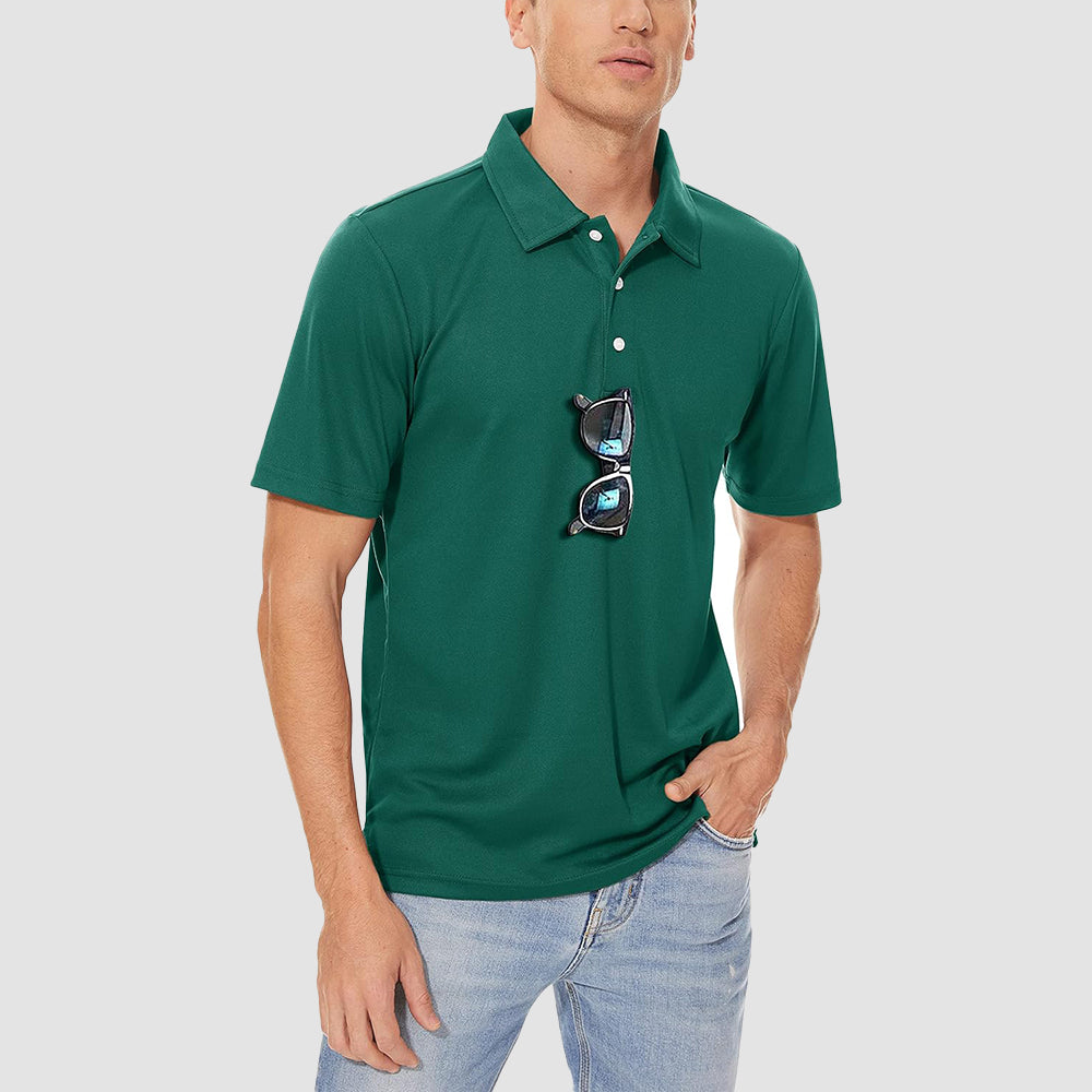 Activewear Collection | Men's Polo Shirt with Quick Dry Fabric | Classic Fit for Comfort and Performance 8