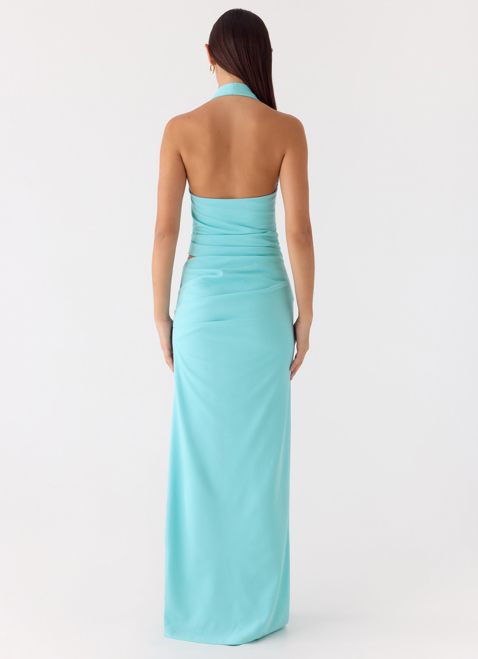 Almost Love | Elegant Maxi Dress for Women with Halter Neck Design | Flattering Fit for Timeless Style 2