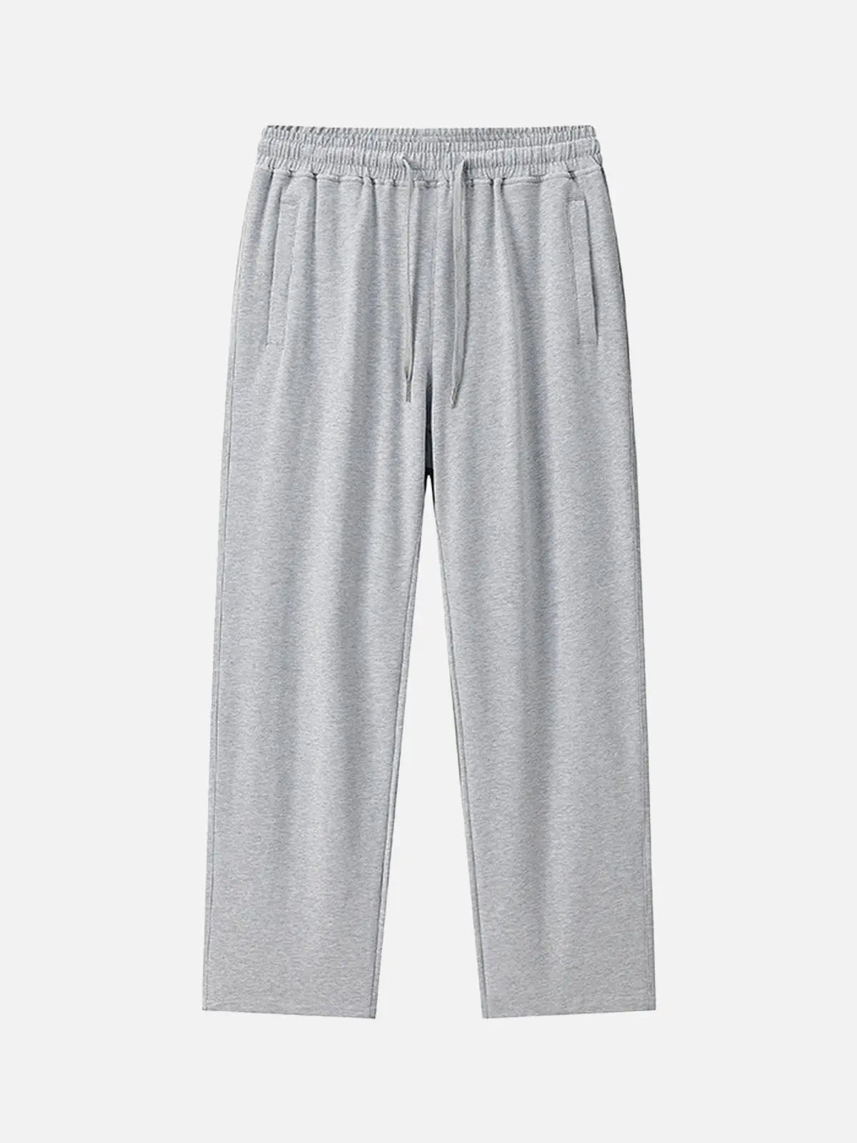 Cotton Jogger Sweatpants with Adjustable Drawstring & Zippered Pockets | Comfortable Fit for Everyday Wear 1