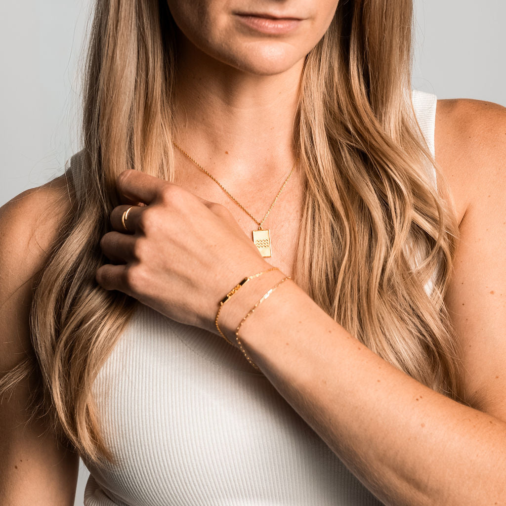 Dainty Paperclip Chain Bracelet with 18K Gold Vermeil | Elegant Accessory for Everyday Wear 1