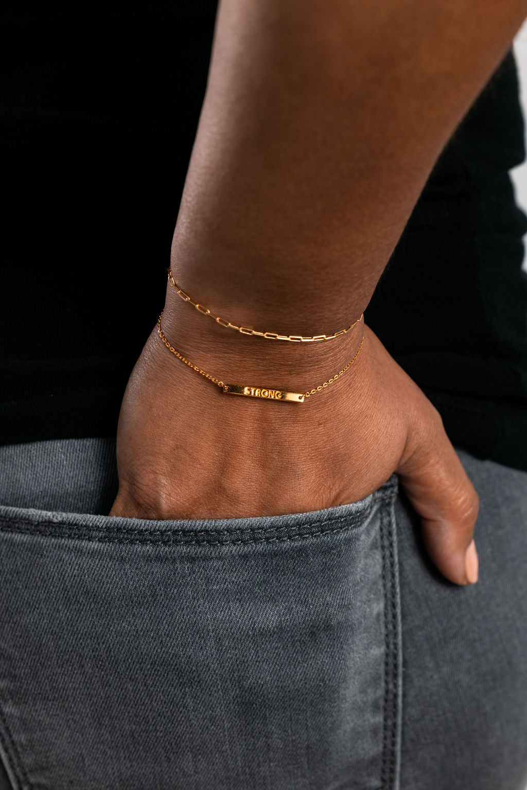Dainty Paperclip Chain Bracelet with 18K Gold Vermeil | Elegant Accessory for Everyday Wear 3