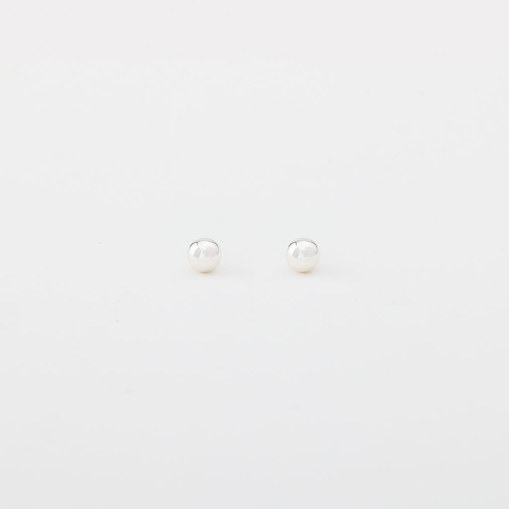 Elegant Gold Earrings | 18K Gold Vermeil Ball Stud Earrings for Women - Hypoallergenic, Perfect for Everyday Wear 4