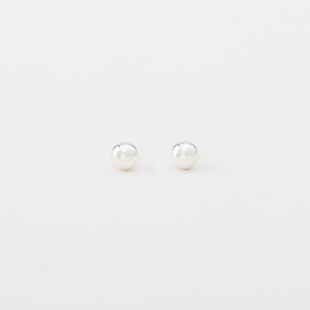 Elegant Gold Earrings | 4mm Hypoallergenic Ball Stud Design | Timeless Everyday Wear 3