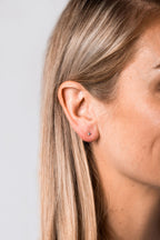 Elegant Triangle Gold Stud Earrings with Minimalist Design for Everyday Wear 5