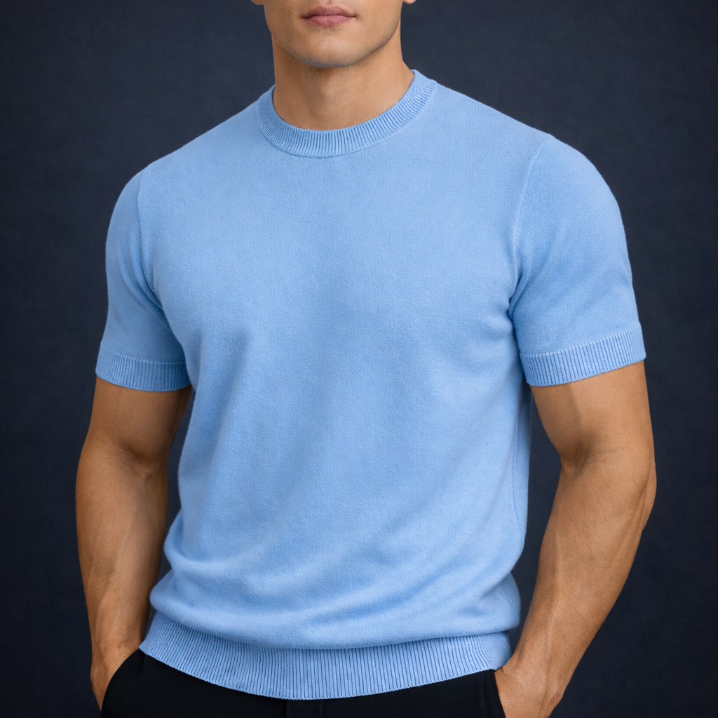 Ethan Collection | Cashmere T-Shirt with Lightweight Comfort | Breathable Blend for All-Day Wear 4