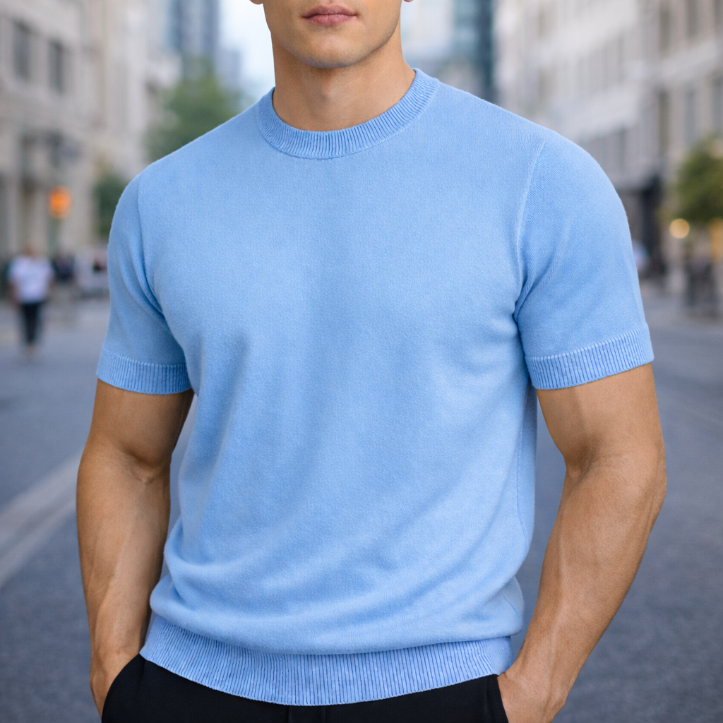 Ethan Collection | Cashmere T-Shirt with Lightweight Comfort | Breathable Blend for All-Day Wear 5