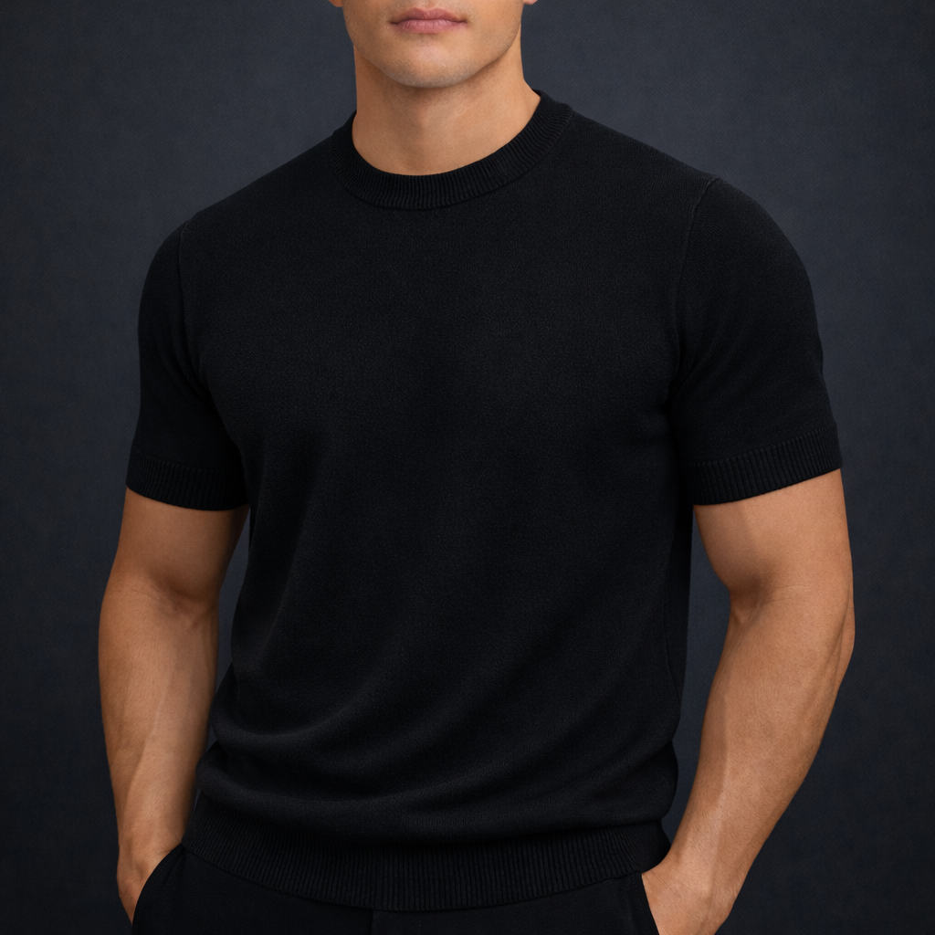 Ethan Collection | Cashmere T-Shirt with Lightweight Comfort | Breathable Blend for All-Day Wear 6