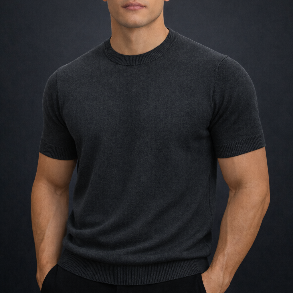 Ethan Collection | Cashmere T-Shirt with Lightweight Comfort | Breathable Blend for All-Day Wear 7
