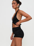 Moderna | Mid-Rise Lace Shorts with Elasticated Waistband | Slim Fit for Comfort 3