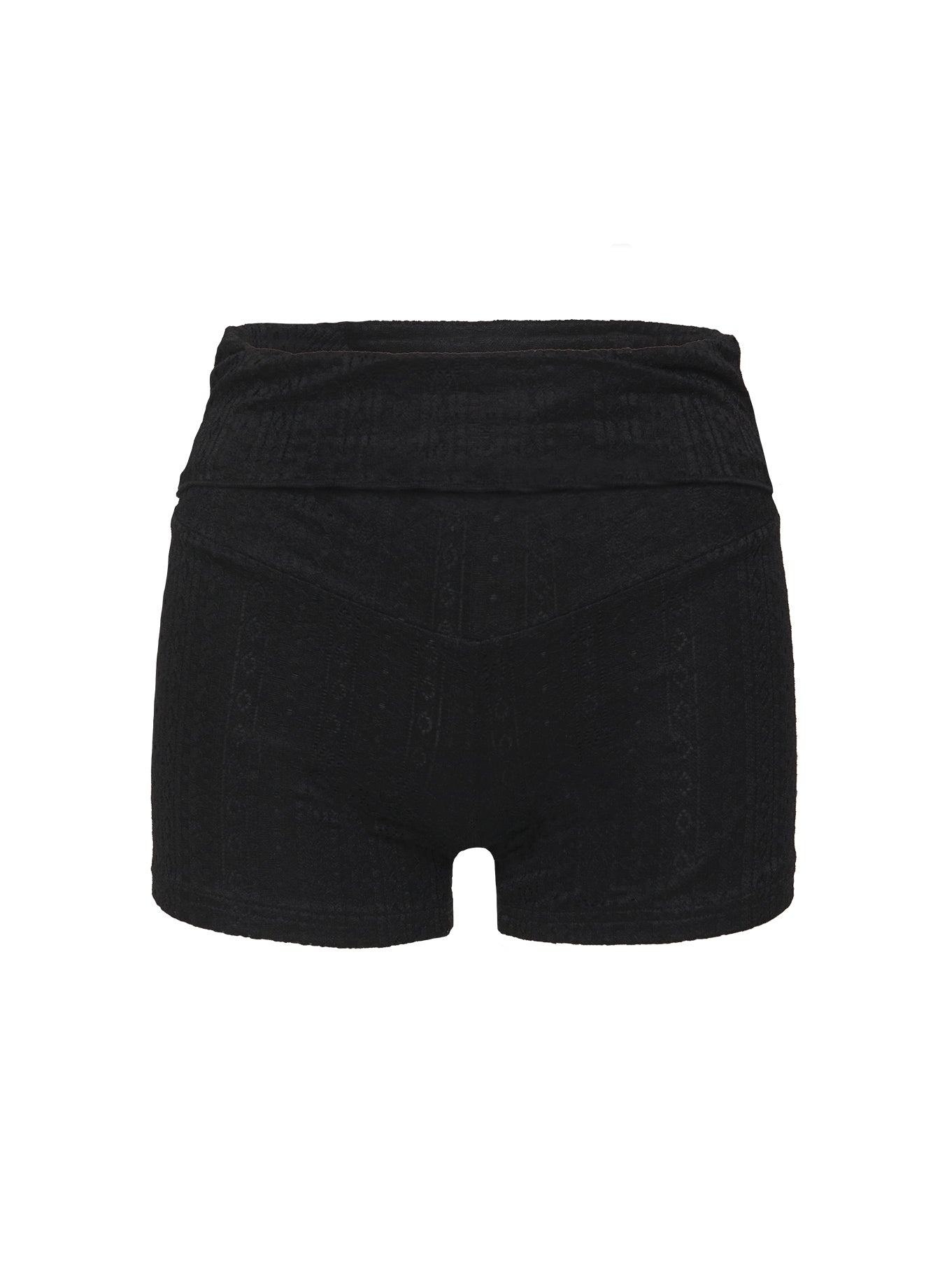 Moderna | Mid-Rise Lace Shorts with Elasticated Waistband | Slim Fit for Comfort 7