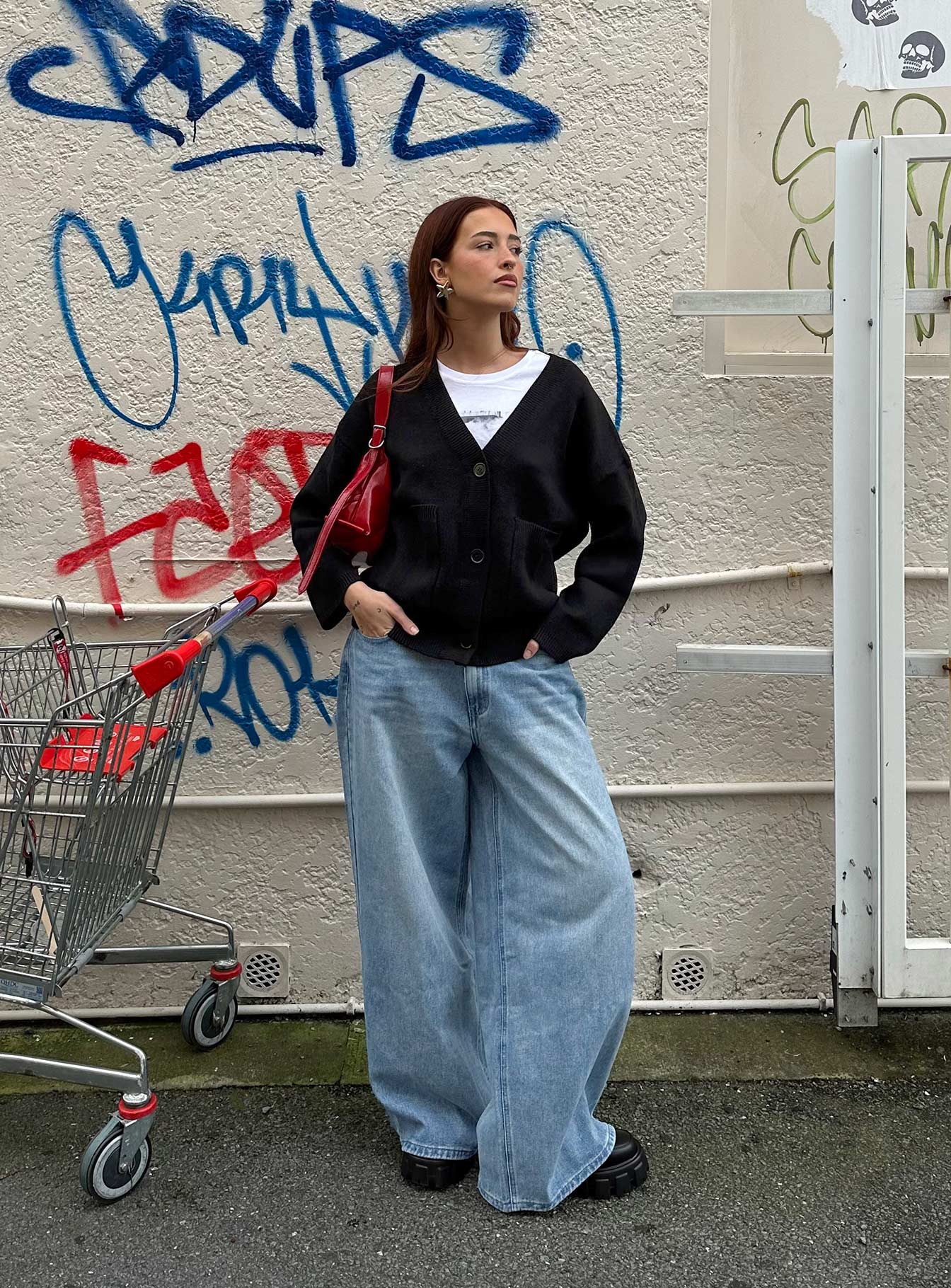 Naylor | Mid Rise Wide Leg Jeans in Light Blue Wash with Classic Fit | Comfortable Denim for Everyday Wear 1