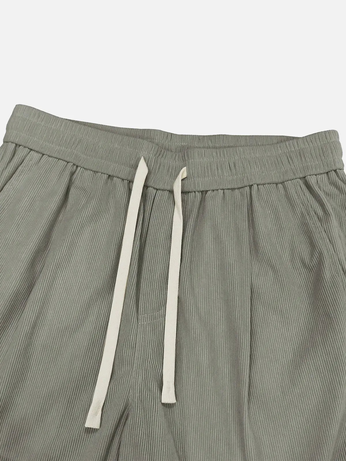 Relaxed Fit | Corduroy Straight Leg Pants with Elastic Waist | Comfortable Casual Wear for Everyday Style 6