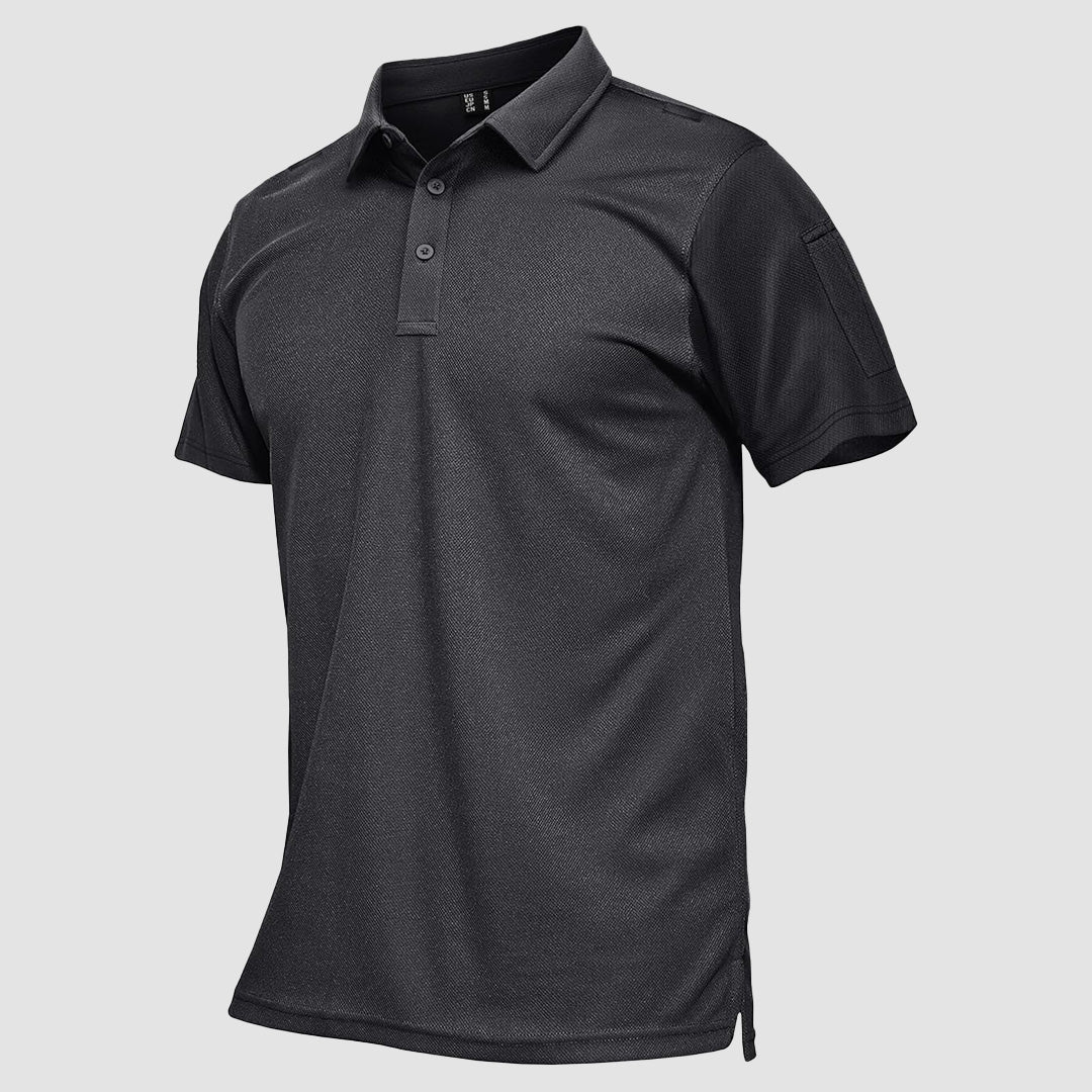 Tactical Performance Polo Shirt | Quick-Dry Fabric with UPF 50+ Protection for Active Outdoor Use 12