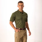 Tactical Performance Polo Shirt | Quick-Dry Fabric with UPF 50+ Protection for Active Outdoor Use 2