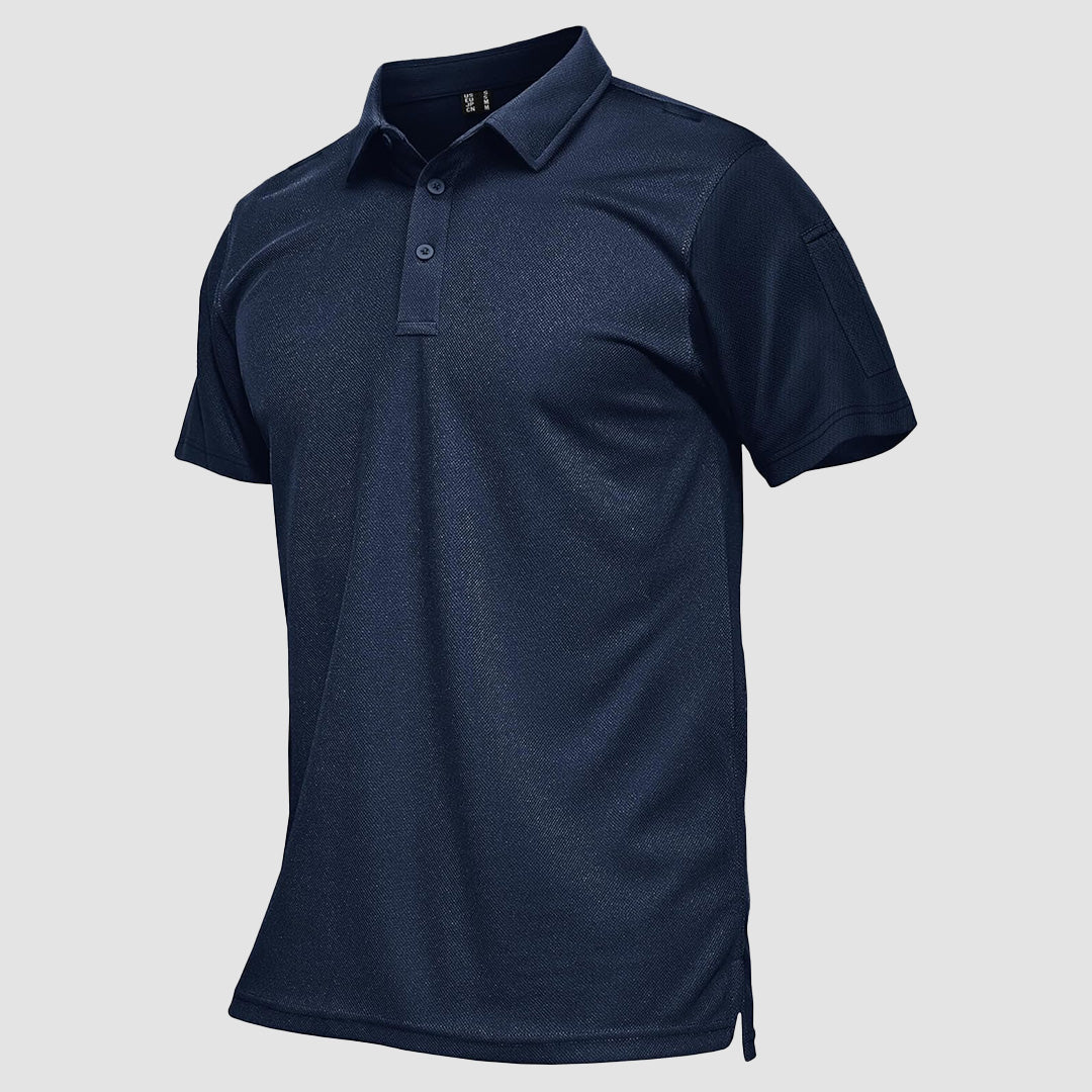 Tactical Performance Polo Shirt | Quick-Dry Fabric with UPF 50+ Protection for Active Outdoor Use 9