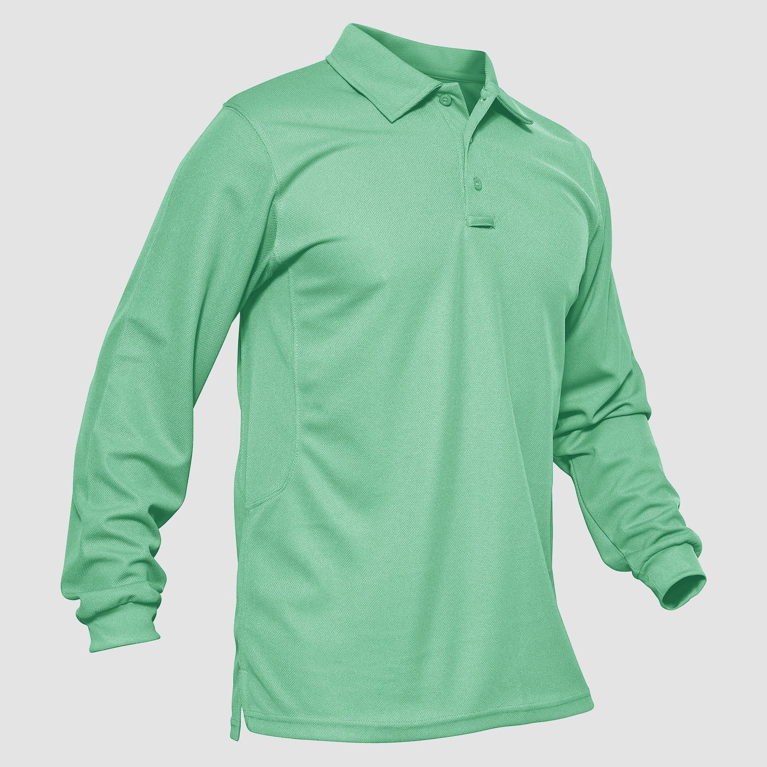 Tactical Performance | Men's Long Sleeve Polo Shirt with Moisture-Wicking Fabric | Comfortable for Outdoor Activities 10