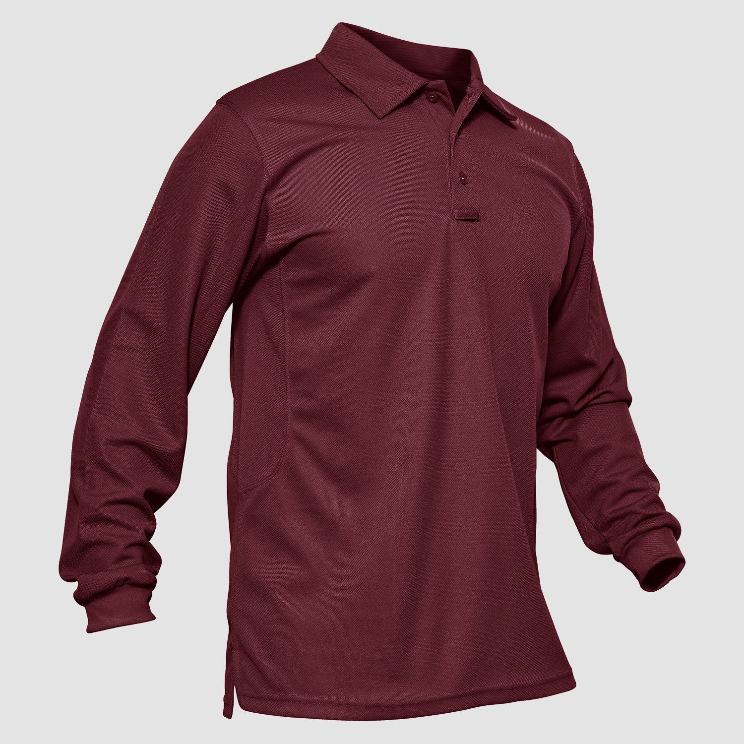 Tactical Performance | Men's Long Sleeve Polo Shirt with Moisture-Wicking Fabric | Comfortable for Outdoor Activities 11