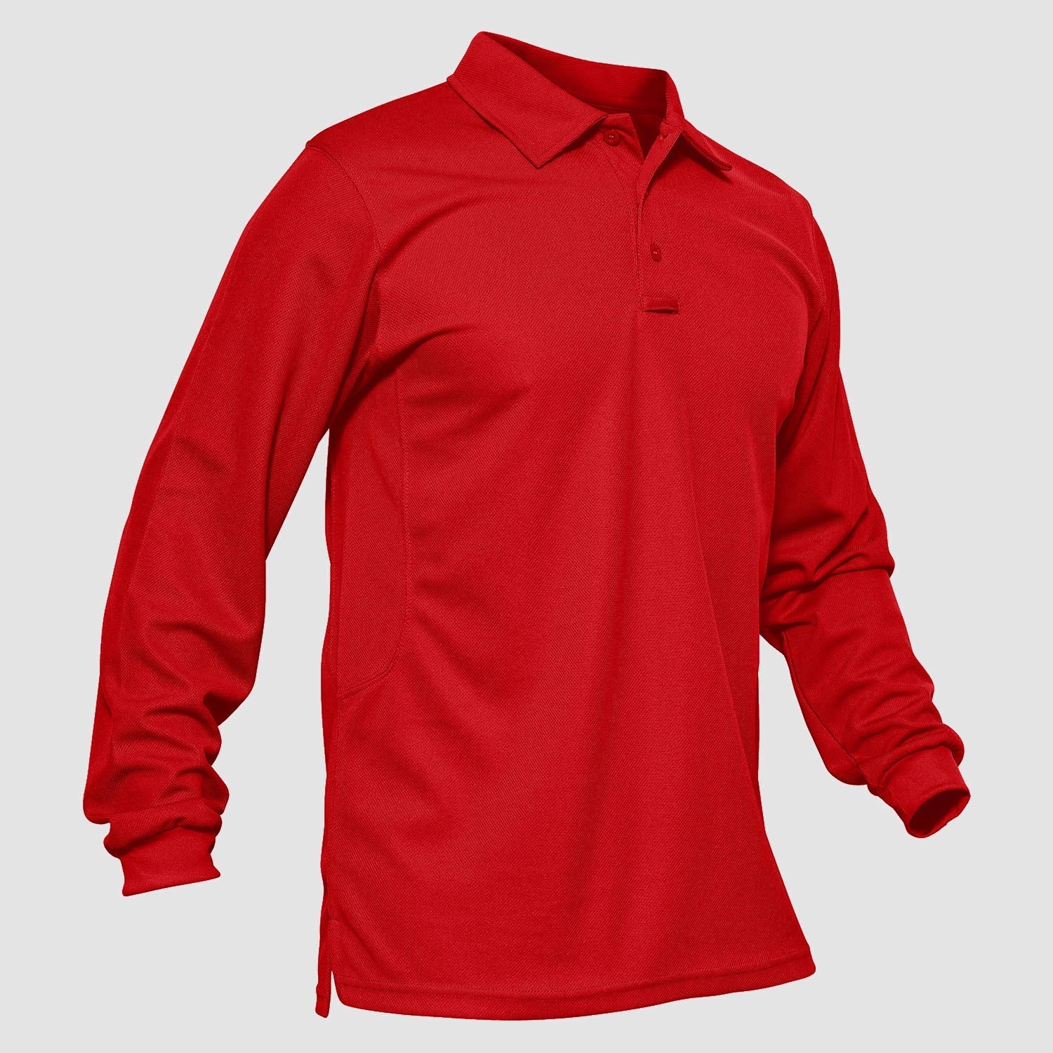 Tactical Performance | Men's Long Sleeve Polo Shirt with Moisture-Wicking Fabric | Comfortable for Outdoor Activities 17