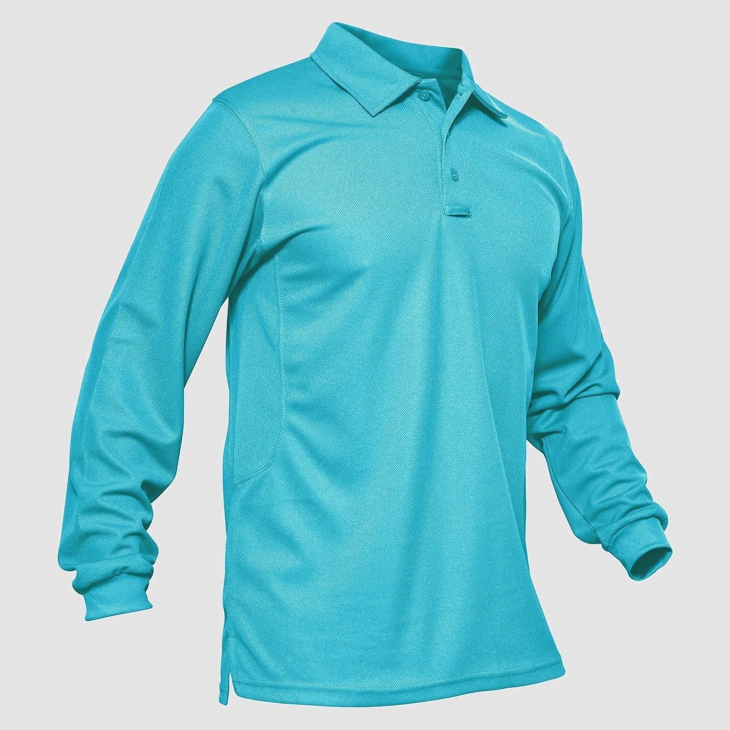 Tactical Performance | Men's Long Sleeve Polo Shirt with Moisture-Wicking Fabric | Comfortable for Outdoor Activities 18