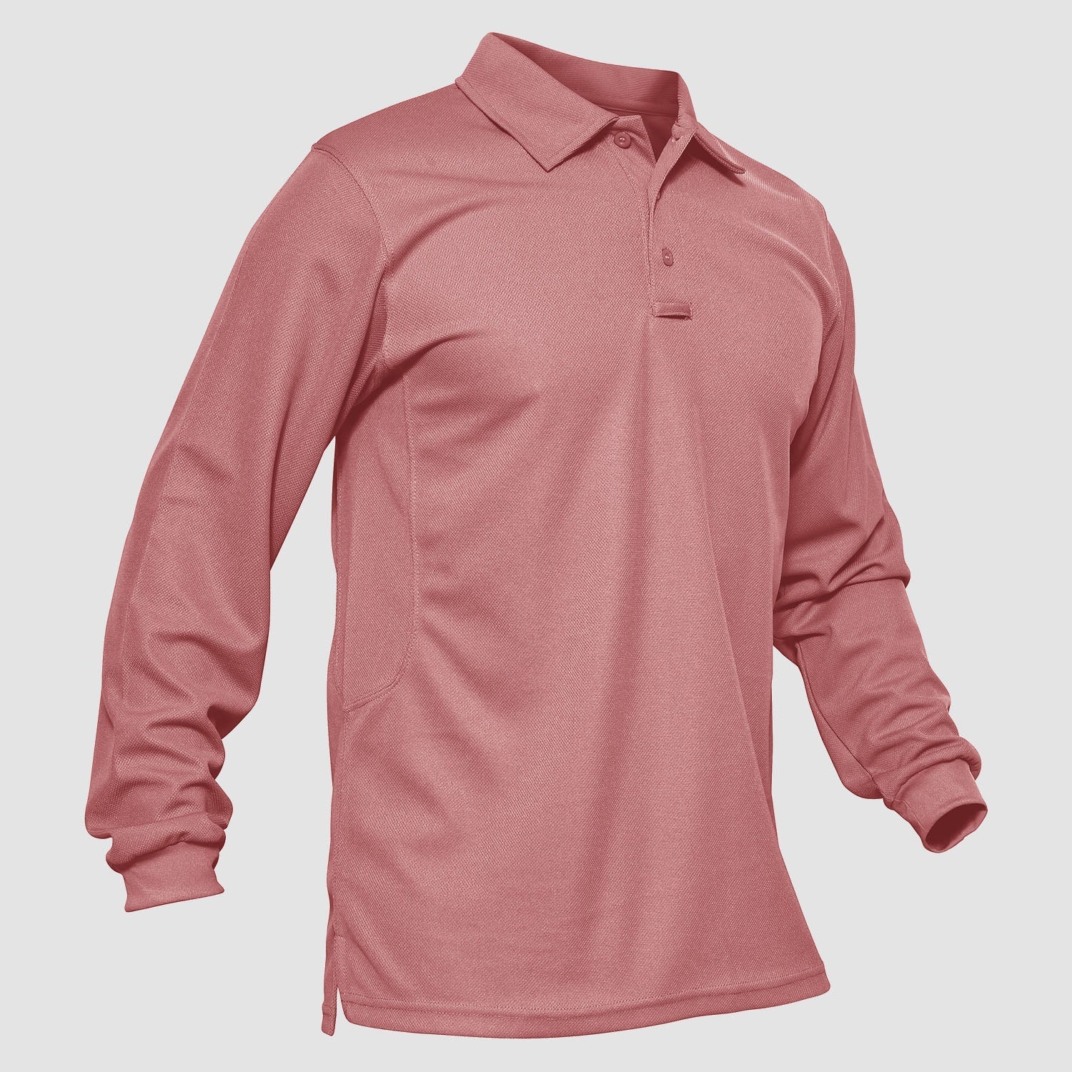 Tactical Performance | Men's Long Sleeve Polo Shirt with Moisture-Wicking Fabric | Comfortable for Outdoor Activities 19