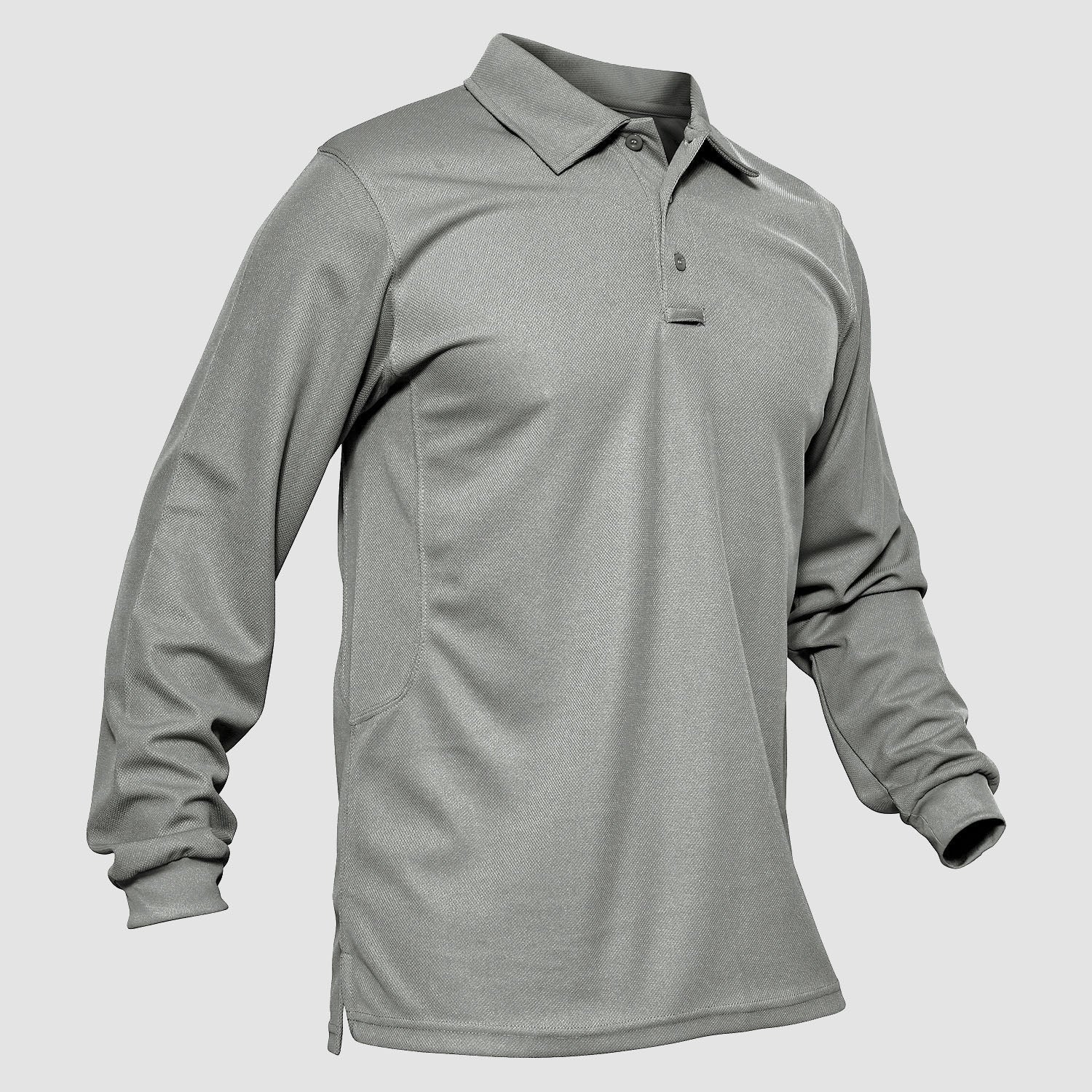 Tactical Performance | Men's Long Sleeve Polo Shirt with Moisture-Wicking Fabric | Comfortable for Outdoor Activities 20