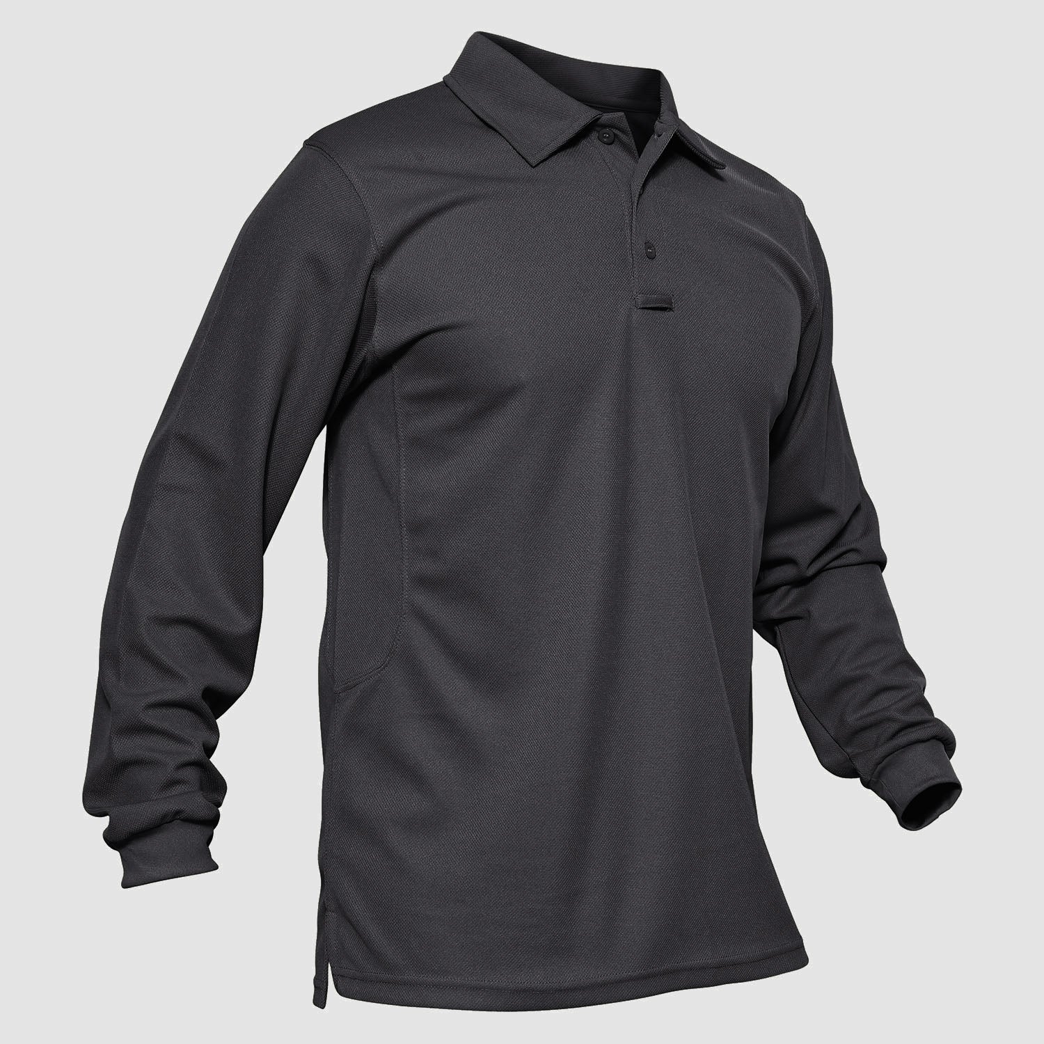 Tactical Performance | Men's Long Sleeve Polo Shirt with Moisture-Wicking Fabric | Comfortable for Outdoor Activities 22