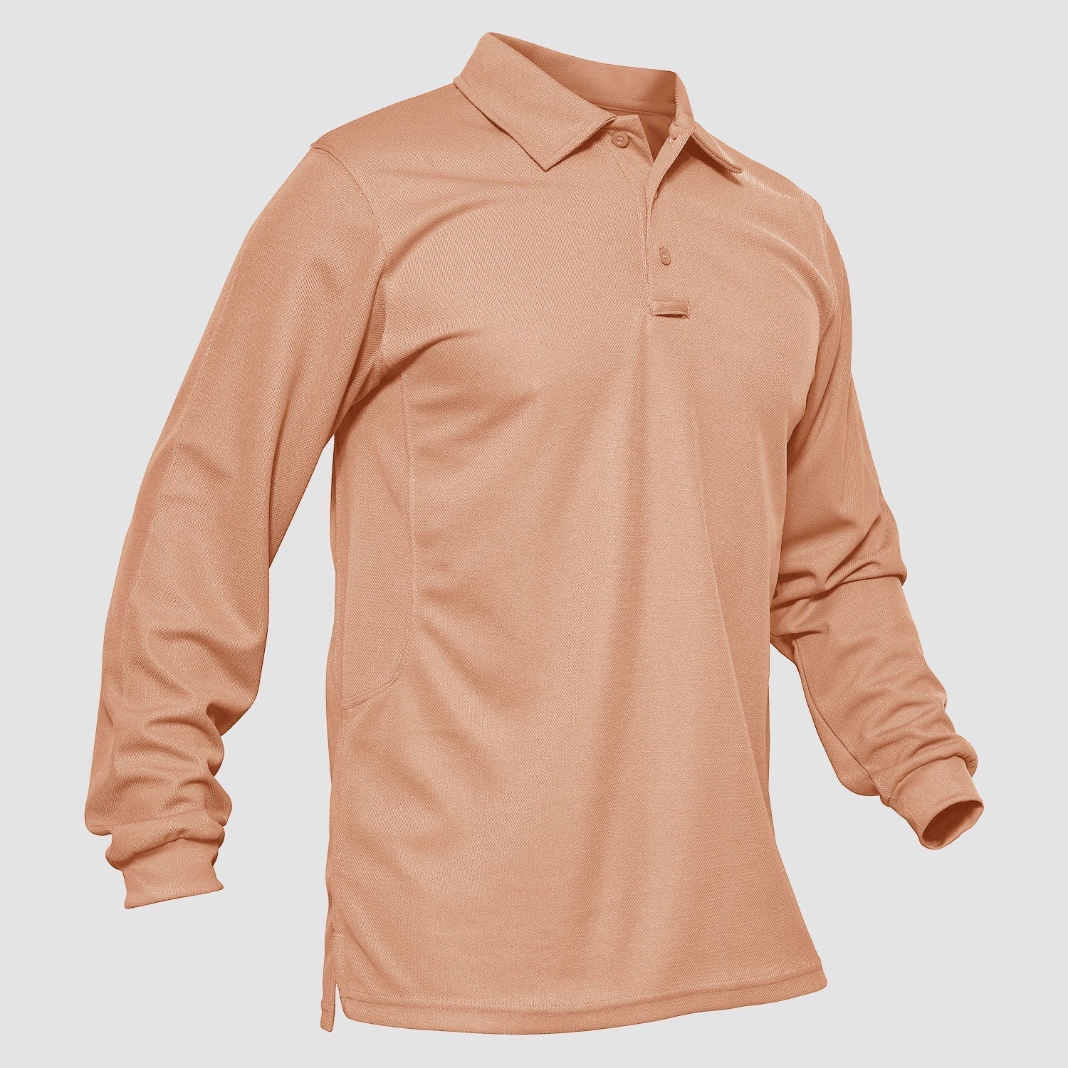 Tactical Performance | Men's Long Sleeve Polo Shirt with Moisture-Wicking Fabric | Comfortable for Outdoor Activities 25